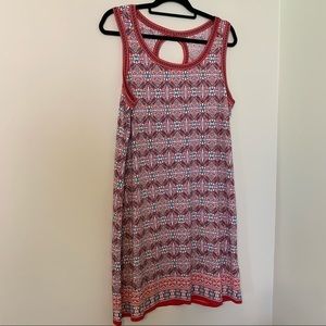 Max Studio size XL pattern shift dress